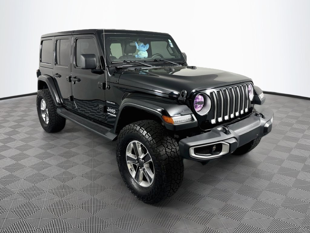 Used 2020 Jeep Wrangler Unlimited Sahara w/ LED Lighting Group AWD/4WD image 1