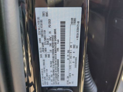 Certified 2025 Ford F150 Platinum w/ Equipment Group 703A Plus image 29