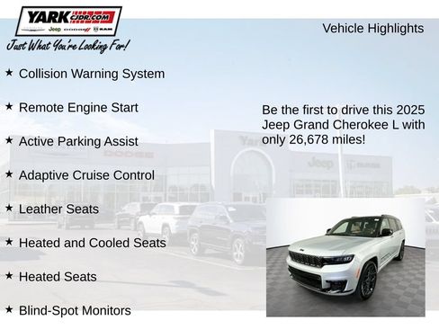 Certified 2025 Jeep Grand Cherokee L Summit AWD/4WD image 13