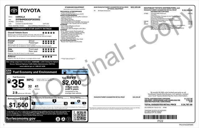 Used 2025 Toyota Corolla LE FWD image 4