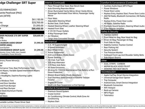 Used 2021 Dodge Challenger SRT Super Stock image 27