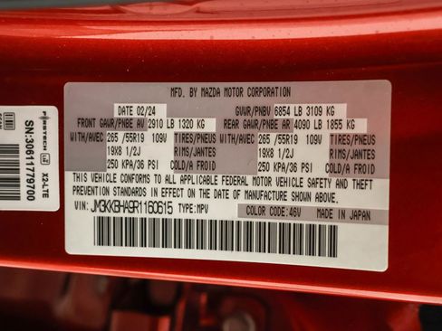 Used 2024 MAZDA CX-90 Plug-In Hybrid w/ Preferred image 53