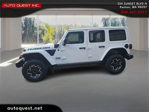 Used 2021 Jeep Wrangler Unlimited Rubicon 4xe w/ Steel Bumper Group image 8