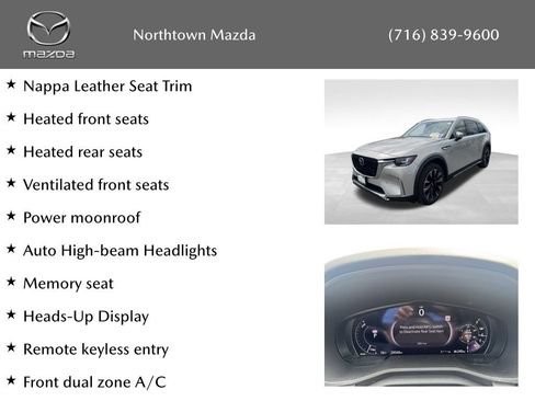 Certified 2024 MAZDA CX-90 Plug-In Hybrid w/ Premium Plus AWD/4WD image 2