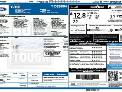 Used 2024 Ford F150 XLT w/ Tow/Haul Package AWD/4WD image 2