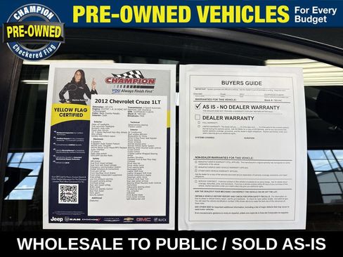 Used 2012 Chevrolet Cruze LT FWD image 36