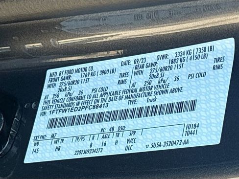 Used 2023 Ford F150 Lariat w/ Equipment Group 502A High AWD/4WD image 34