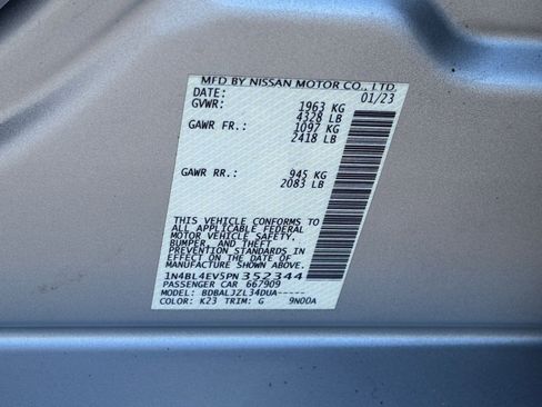 Used 2023 Nissan Altima 2.5 SL FWD image 33