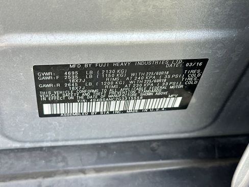 Used 2016 Subaru Outback 2.5i Limited image 34