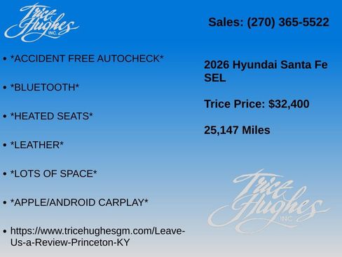 Used 2026 Hyundai Santa Fe SEL AWD/4WD image 7
