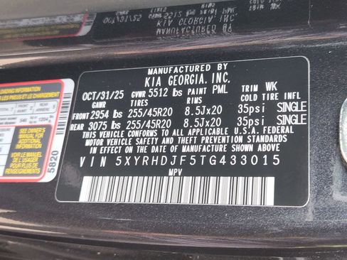 New 2026 Kia Sorento EX image 24