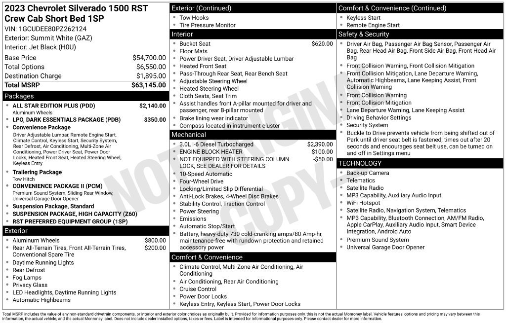 Used 2023 Chevrolet Silverado 1500 RST w/ All Star Edition Plus AWD/4WD image 38