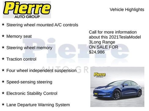 Used 2021 Tesla Model 3 Long Range AWD/4WD image 14