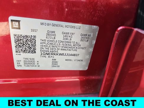 Used 2018 Chevrolet Traverse Premier w/ Driver Confidence II Package FWD image 42