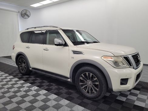 Used 2017 Nissan Armada Platinum w/ Captain Seat Package RWD image 11