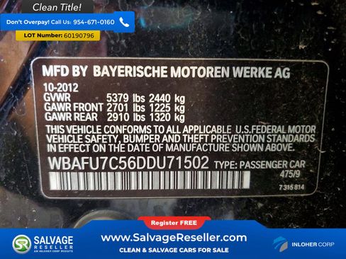 Used 2013 BMW 535i xDrive Sedan AWD/4WD image 17