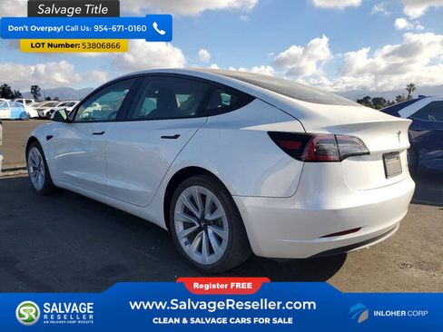 Used 2022 Tesla Model 3 Long Range AWD/4WD image 3