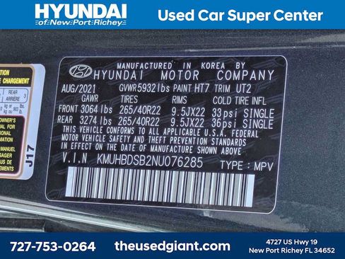 Used 2022 Genesis GV80 2.5T w/ Prestige Package 04 AWD/4WD image 43