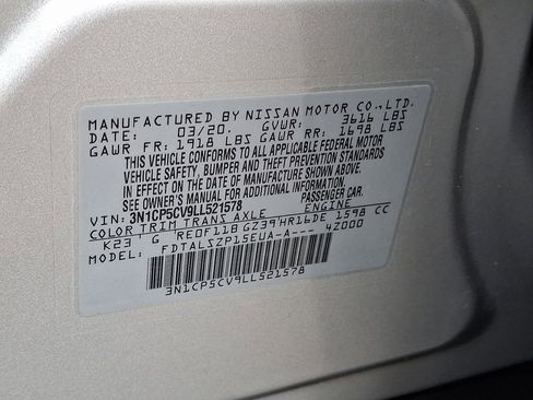 Certified 2020 Nissan Kicks SV image 26