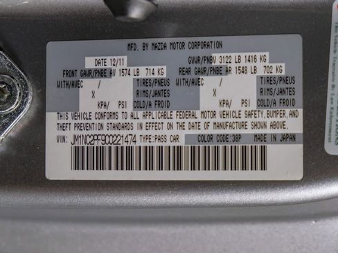 Used 2012 MAZDA MX-5 Miata Grand Touring w/ Premium Pkg image 44