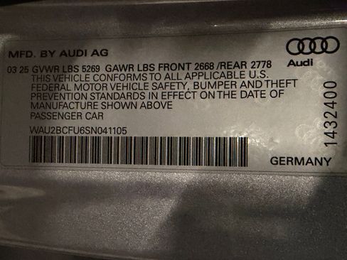 Certified 2025 Audi A5 2.0T Premium Plus w/ Premium Plus AWD/4WD image 18