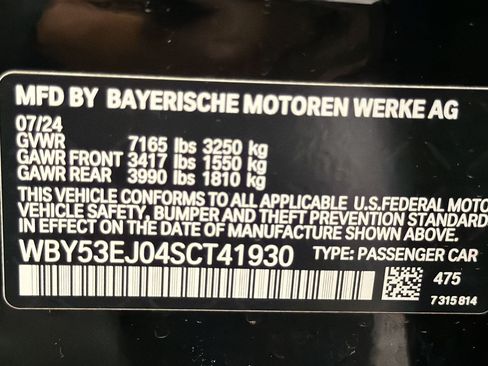 Used 2025 BMW i7 xDrive60 w/ Executive Package AWD/4WD image 26