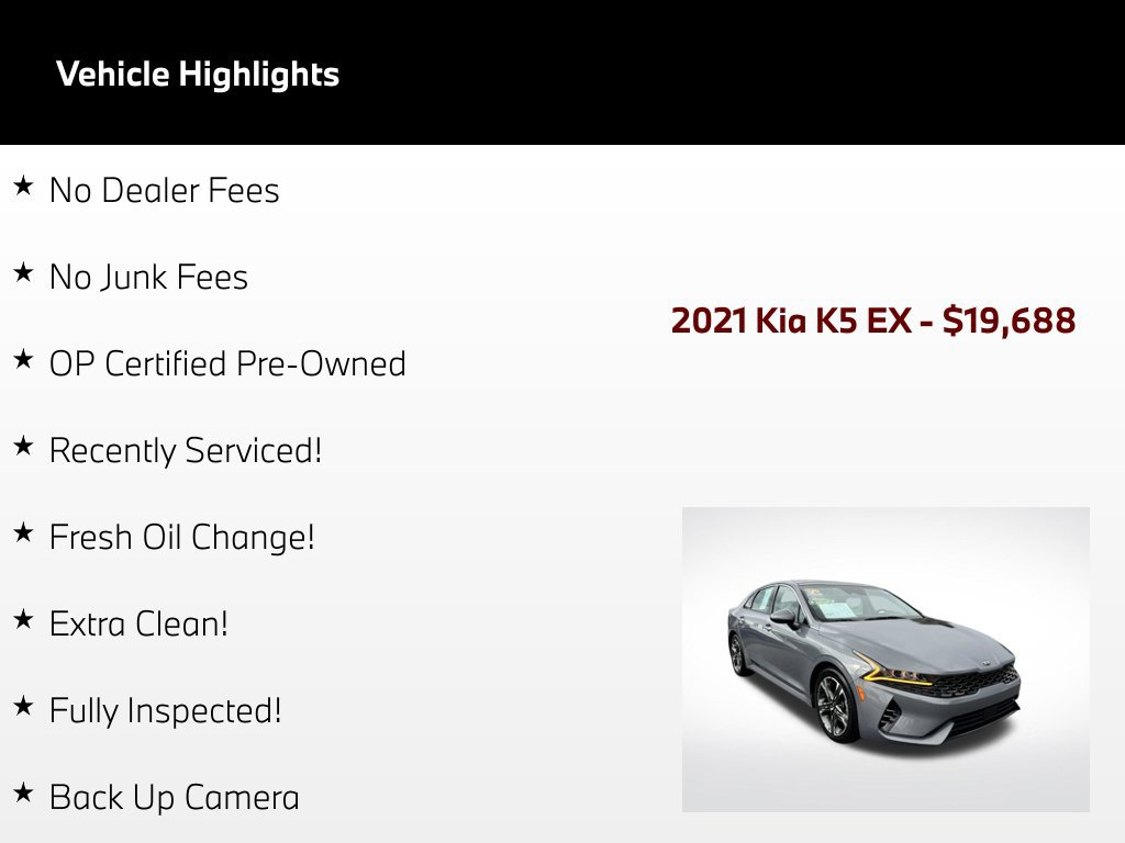 Used 2021 Kia K5 EX w/ EX Premium Package FWD image 69