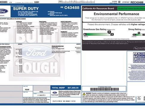 Used 2024 Ford F350 XL w/ Snow Plow Prep Package AWD/4WD image 10