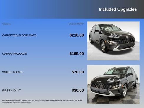 Certified 2023 Hyundai Kona SEL w/ Cargo Package image 7