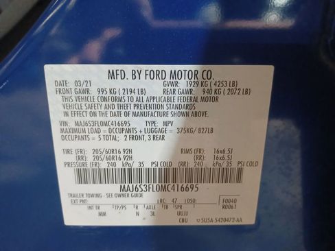 Used 2021 Ford EcoSport S image 25