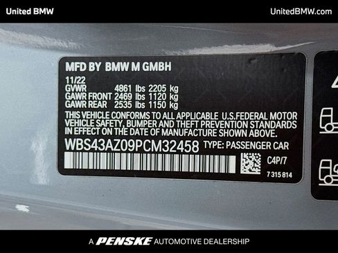 Used 2023 BMW M4 xDrive Competition w/ Executive Package image 14