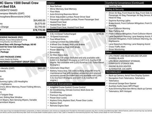 New 2026 GMC Sierra 1500 Denali w/ Denali Reserve Package AWD/4WD image 4