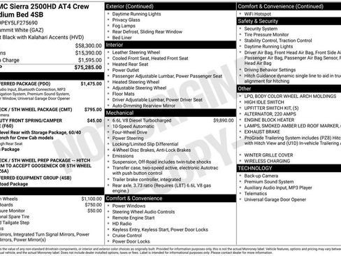 Used 2020 GMC Sierra 2500 AT4 w/ AT4 Preferred Package image 7