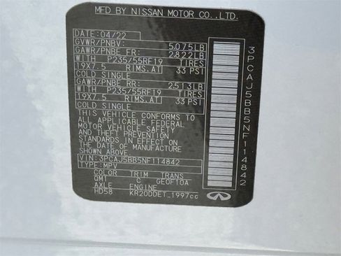 Used 2022 INFINITI QX50 Luxe image 35