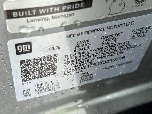 Used 2026 Chevrolet Traverse RS w/ LPO, Floor Liner Package AWD/4WD image 29