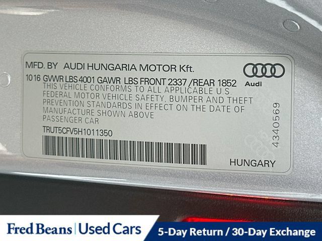 Used 2017 Audi TT 2.0T AWD/4WD image 21