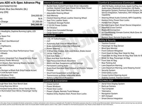 Certified 2025 Acura ADX A-Spec image 24