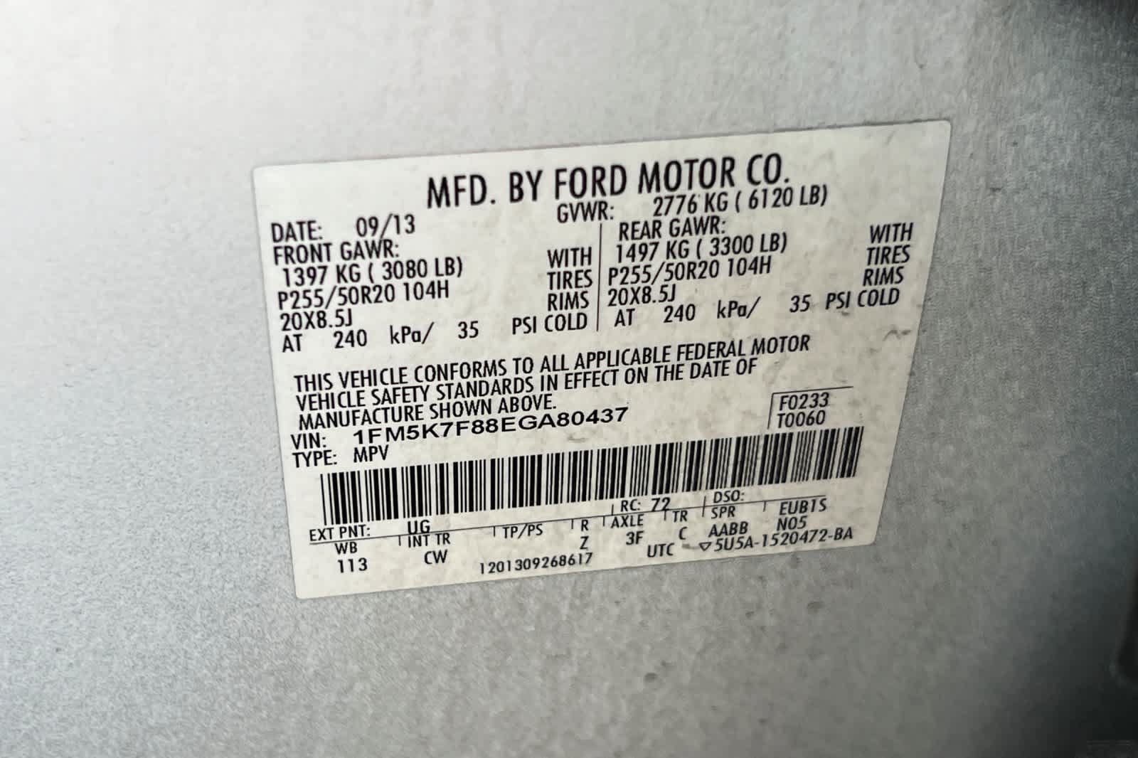 Used 2014 Ford Explorer Limited w/ Equipment Group 302A FWD image 26