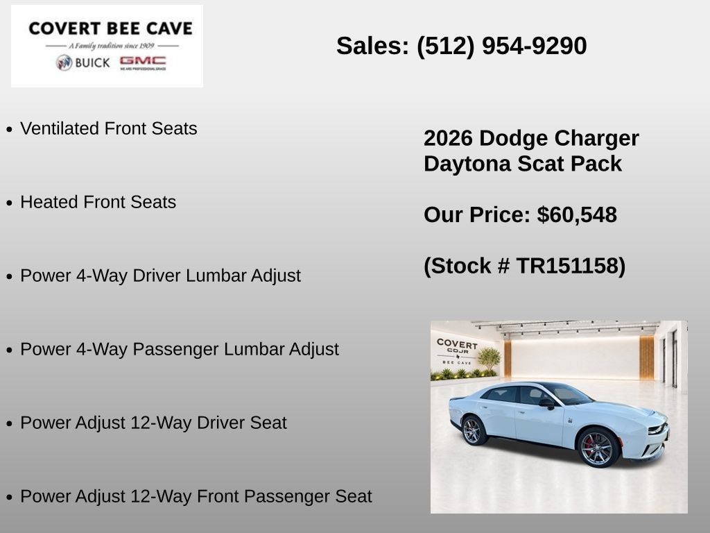 New 2026 Dodge Charger Daytona Scat Pack w/ Track Package AWD/4WD image 34