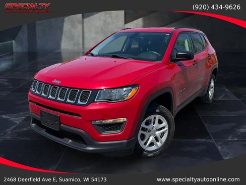 Used 2018 Jeep Compass Sport w/ Cold Weather Group AWD/4WD image 1