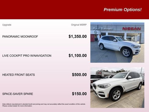 Used 2020 BMW X3 sDrive30i image 9