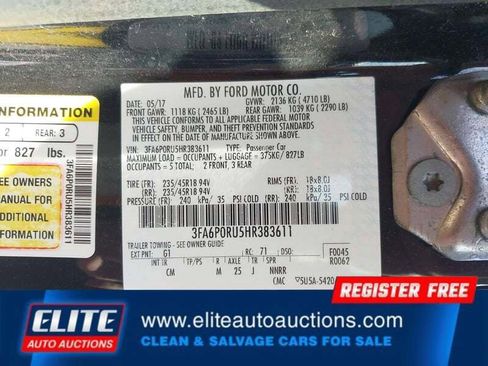 Used 2017 Ford Fusion Titanium FWD image 17