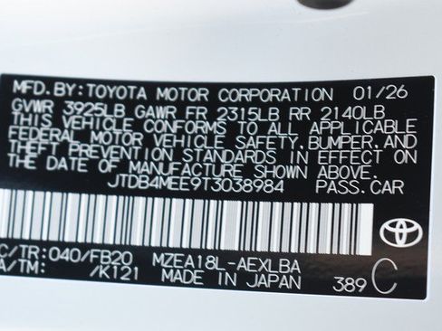 New 2026 Toyota Corolla LE image 15