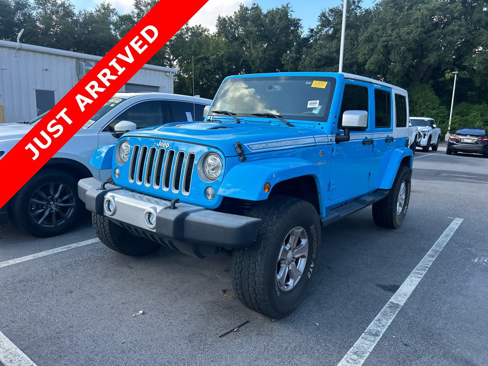 Used 2017 Jeep Wrangler Unlimited Sahara w/ Quick Order Package 24E Chief AWD/4WD image 1