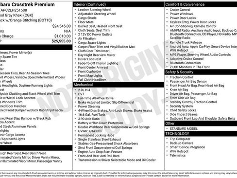 Used 2020 Subaru Crosstrek 2.0i Premium image 22