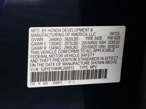 Certified 2024 Acura MDX SH-AWD w/ Advance Package image 31