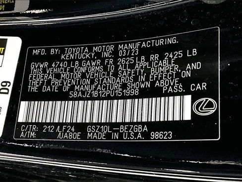 Used 2023 Lexus ES 350 F Sport image 33