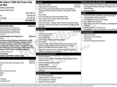 Used 2018 GMC Sierra 1500 SLE w/ SLE Value Package AWD/4WD image 12