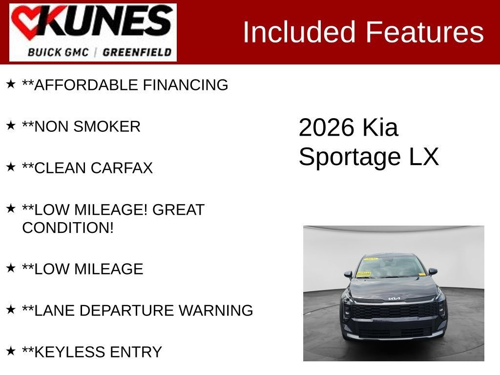 Used 2026 Kia Sportage LX FWD image 3