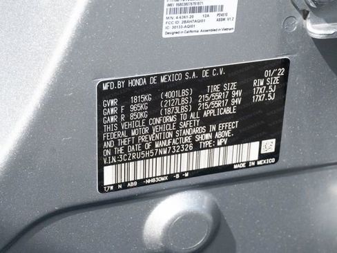 Certified 2022 Honda HR-V EX image 28